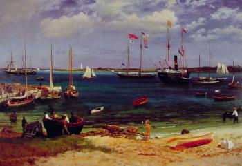 Albert Bierstadt : Nassau Harbor